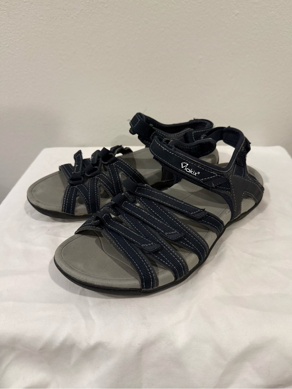 Viakix Women’s Harbor Blue Multi Strap Sport Sandals